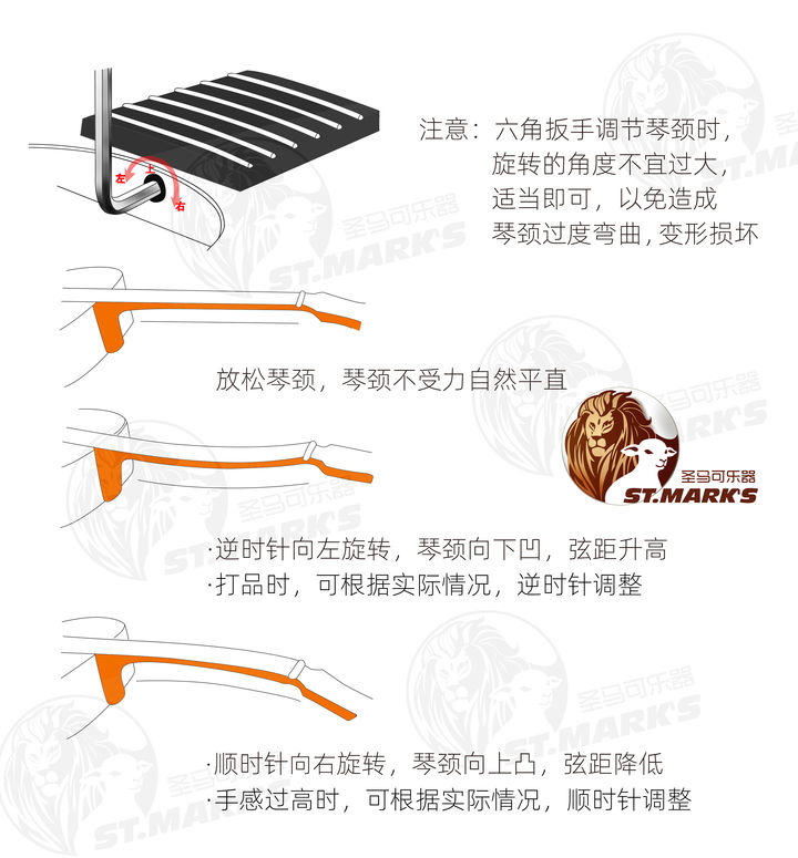 如何調整吉他的琴頸、手感、弦距